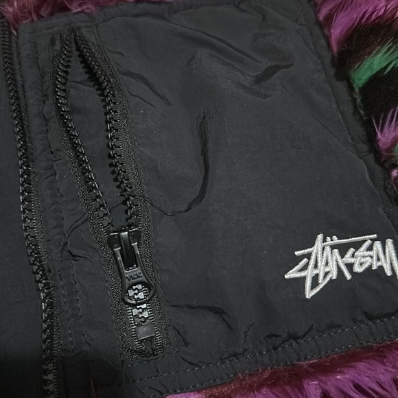 Stussy striped Sherpa vest - Picture 2 of 3